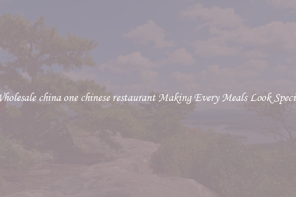 Wholesale china one chinese restaurant Making Every Meals Look Special