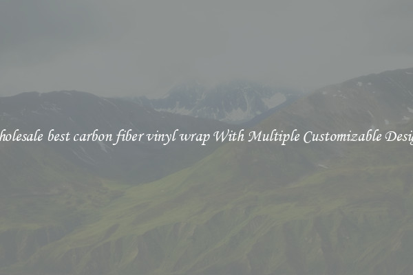 Wholesale best carbon fiber vinyl wrap With Multiple Customizable Designs