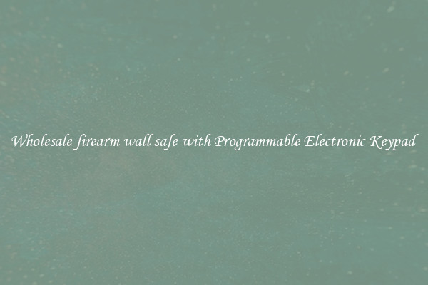 Wholesale firearm wall safe with Programmable Electronic Keypad 