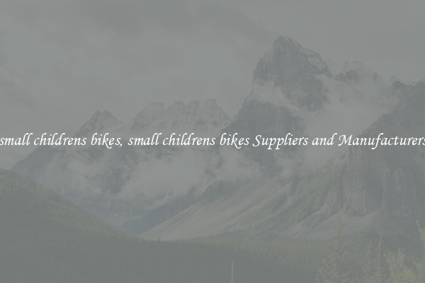 small childrens bikes, small childrens bikes Suppliers and Manufacturers