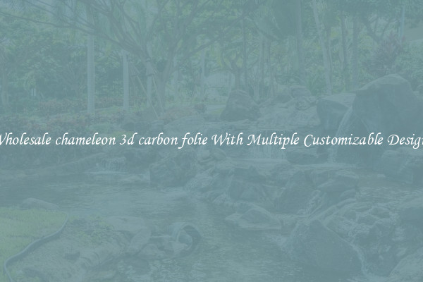 Wholesale chameleon 3d carbon folie With Multiple Customizable Designs