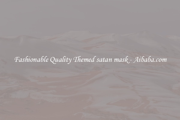 Fashionable Quality Themed satan mask - Aibaba.com