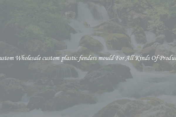 Custom Wholesale custom plastic fenders mould For All Kinds Of Products