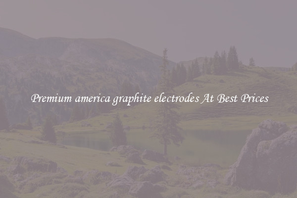 Premium america graphite electrodes At Best Prices